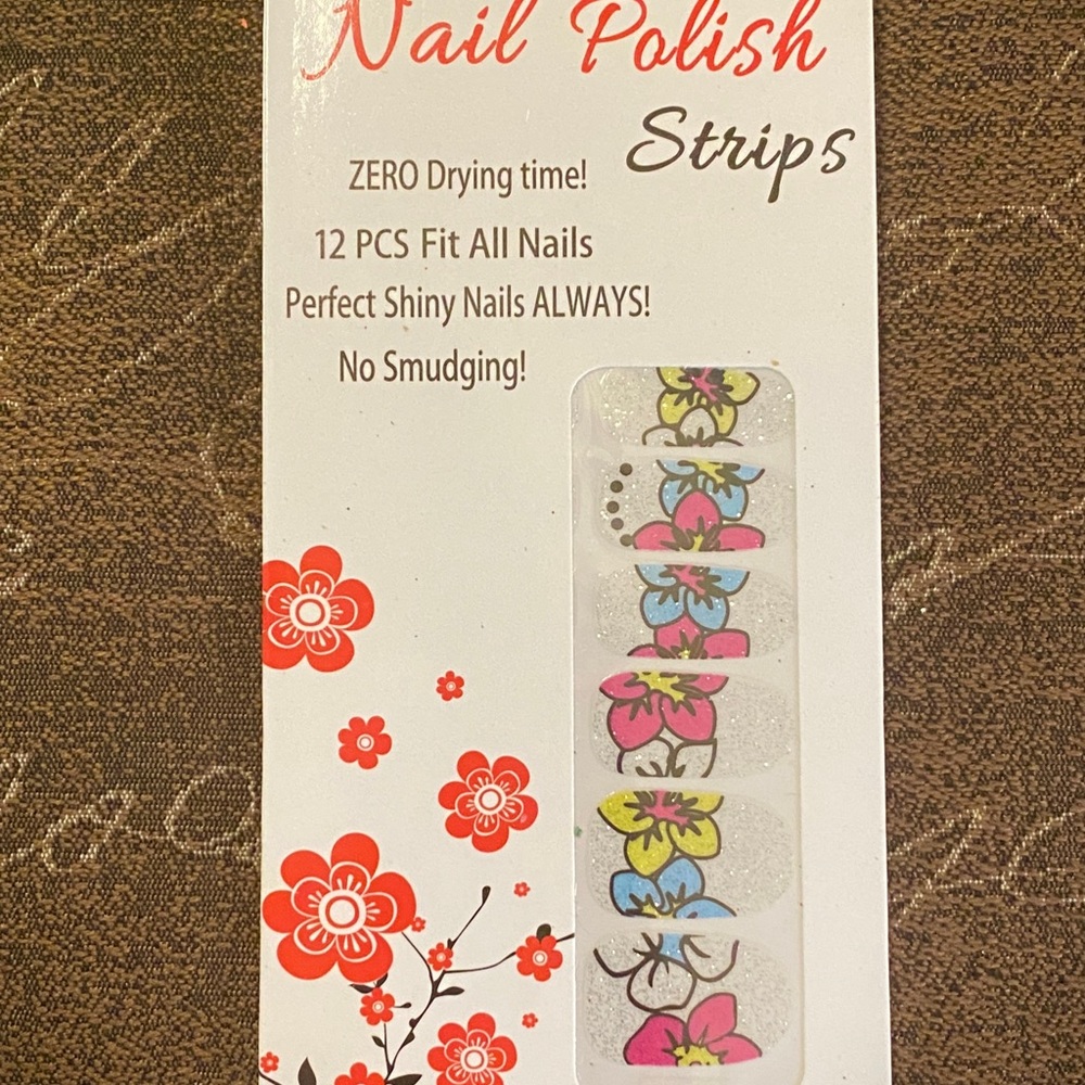NAIL POLISH STRIPS - Hawaiian Blossom